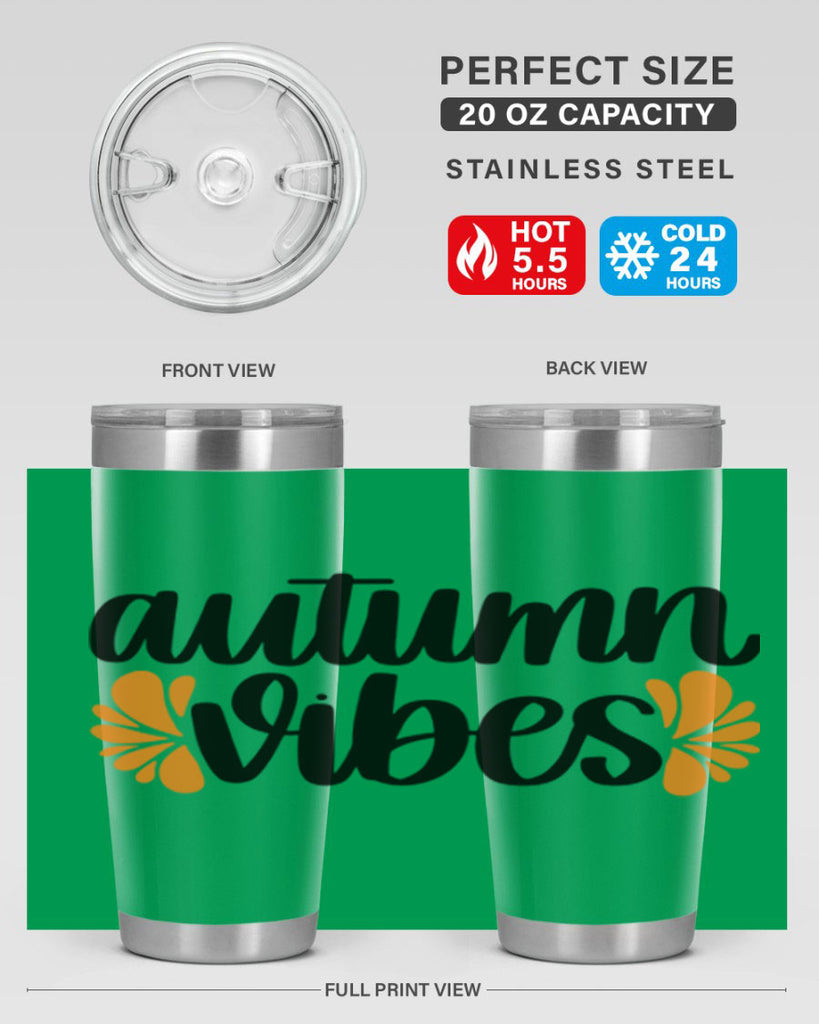 Autumn Vibes 478#- fall- Tumbler