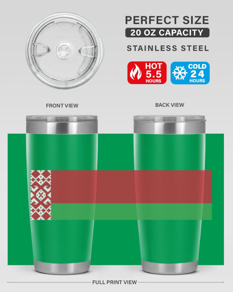 Belarus 182#- world flags- Tumbler