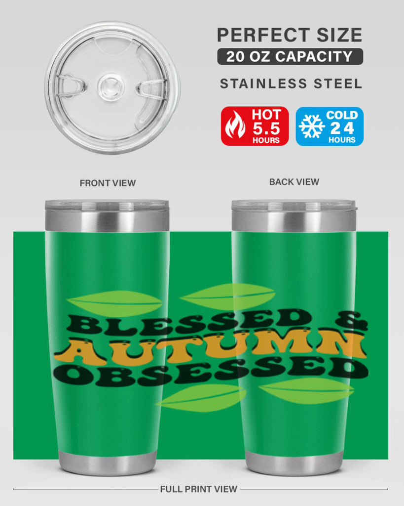 Blessed Autumn Obsessed 48#- fall- Tumbler