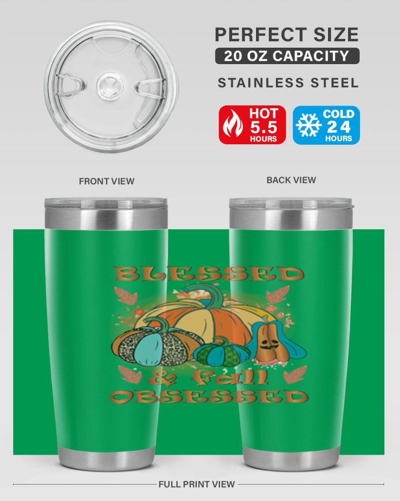 Blessed Fall Obsessed 49#- fall- Tumbler