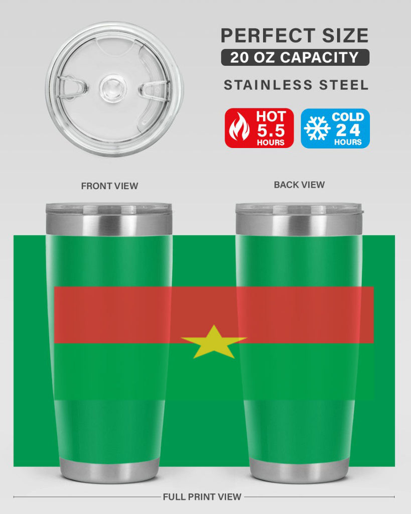 Burkina Faso 171#- world flags- Tumbler