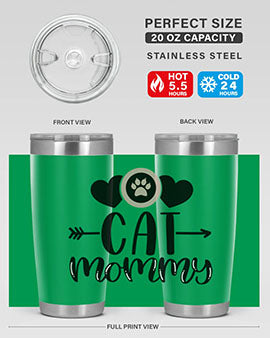 Cat Mommy Style 87#- cat- Tumbler