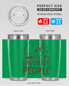 Cats Are My Favorite People Style 7#- cat- Tumbler
