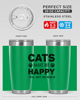 Cats Make Me Style 40#- cat- Tumbler