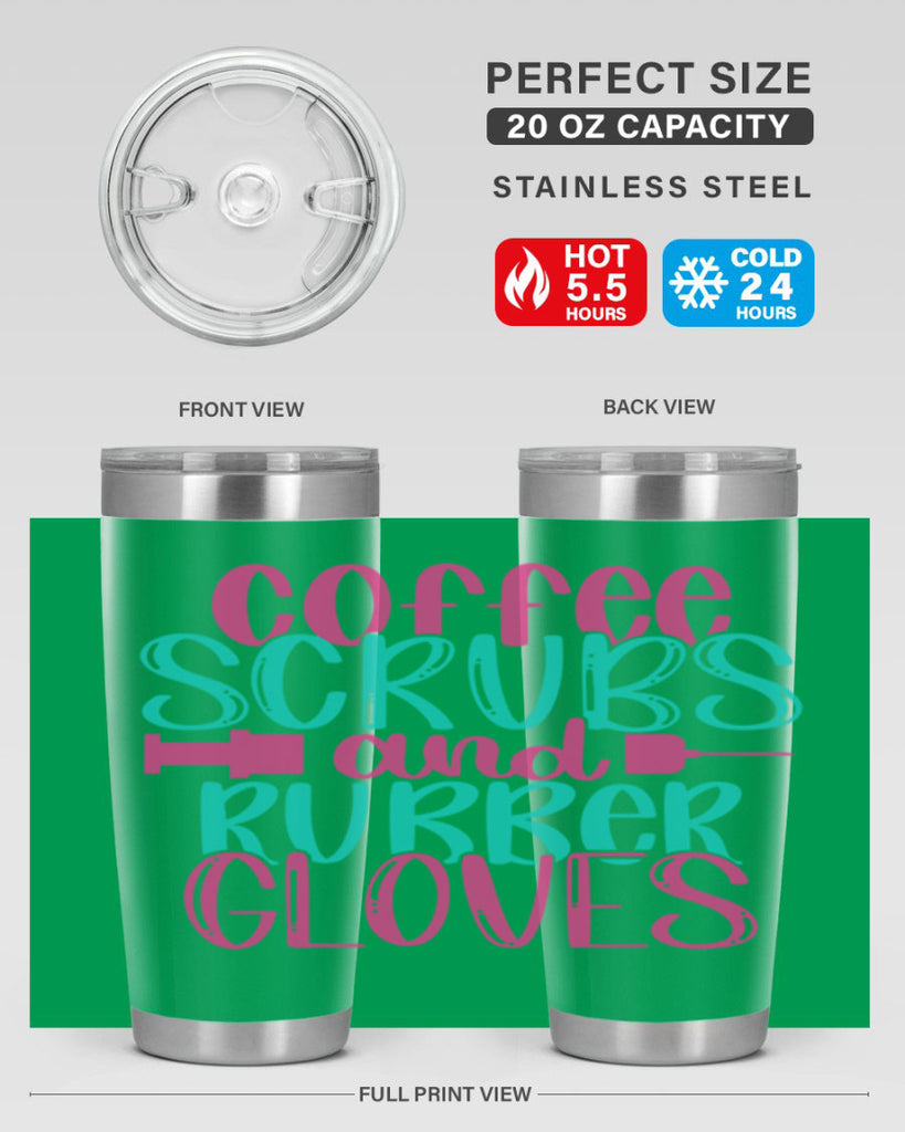 Coffee Scrubs And Rubber Gloves Style Style 210#- nurse- tumbler