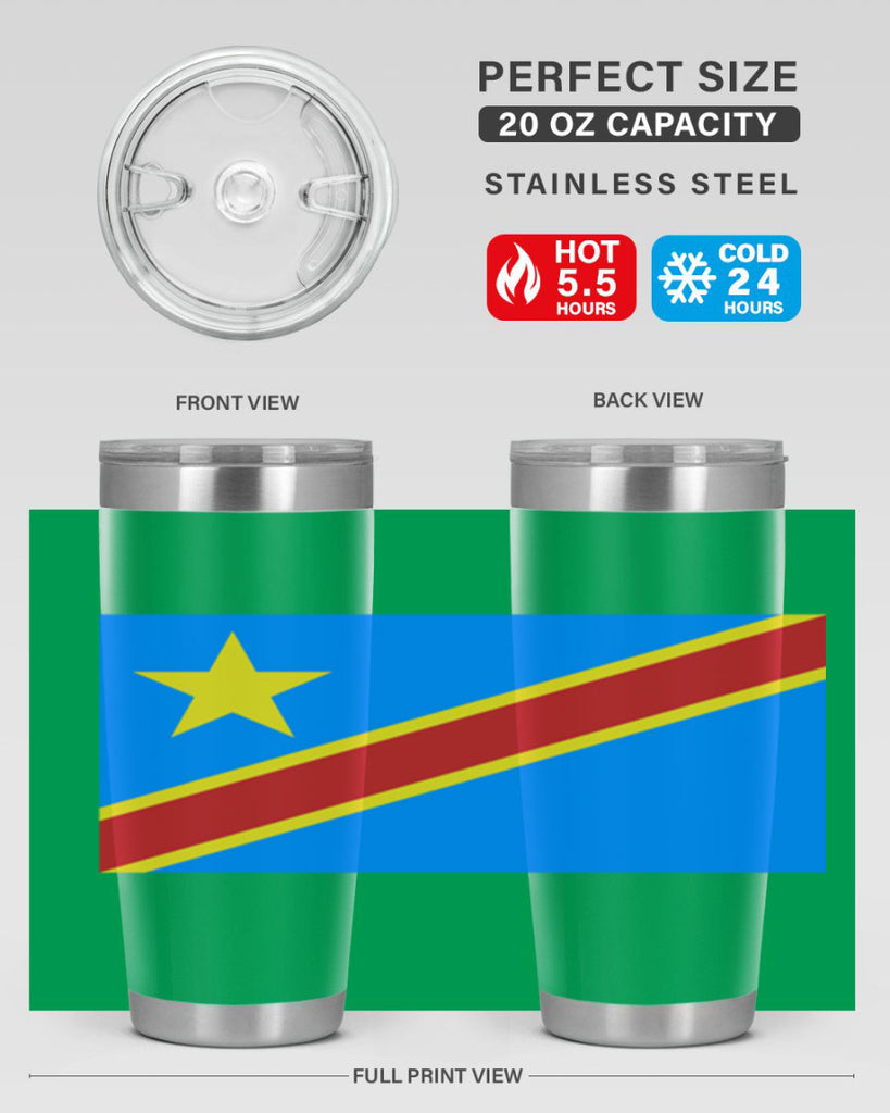 Congo Democratic Republic of the 159#- world flags- Tumbler