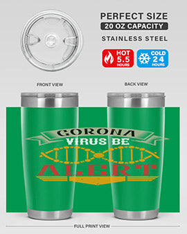 Corona Virus Be Alert Style 6#- corona virus- Cotton Tank