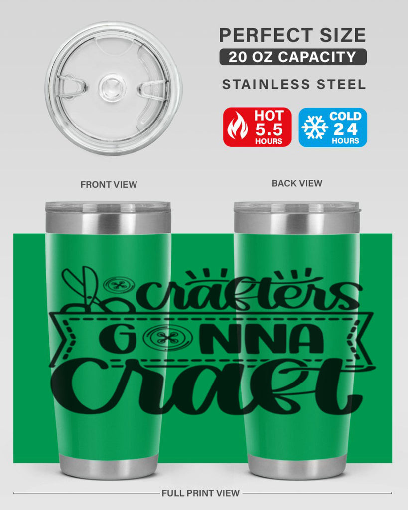 Crafters Gonna Craft 36#- crafting- Tumbler