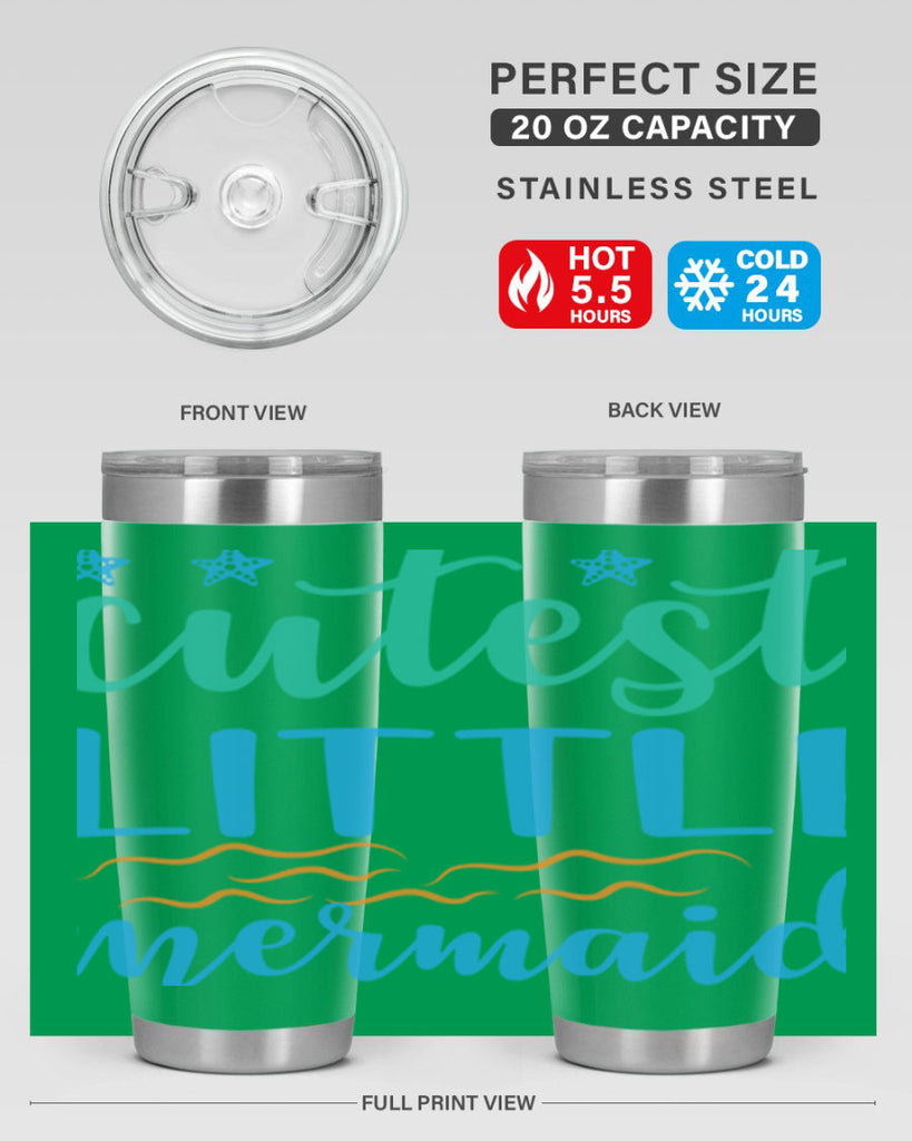 Cutest Little Mermaid Design 97#- mermaid- Tumbler