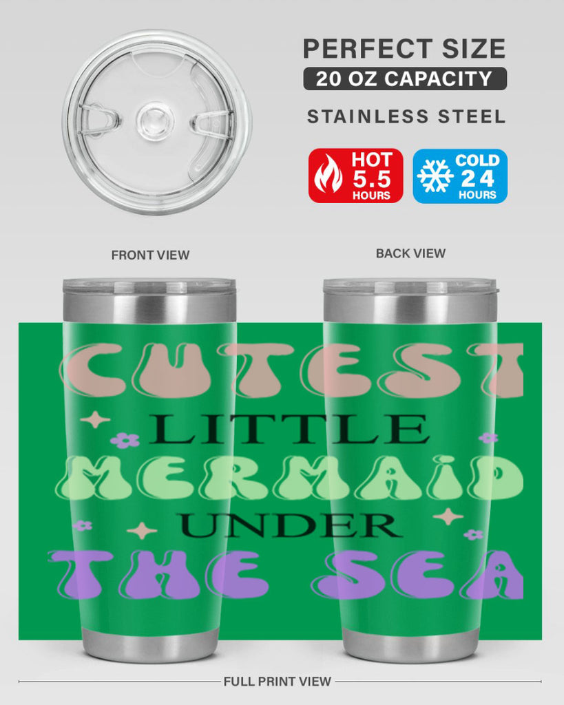 Cutest Little Mermaid Under The 99#- mermaid- Tumbler