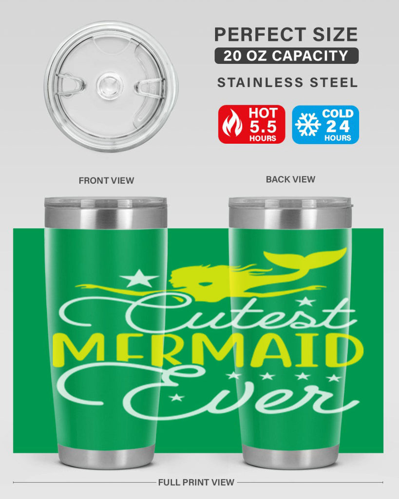 Cutest Mermaid Ever 92#- mermaid- Tumbler