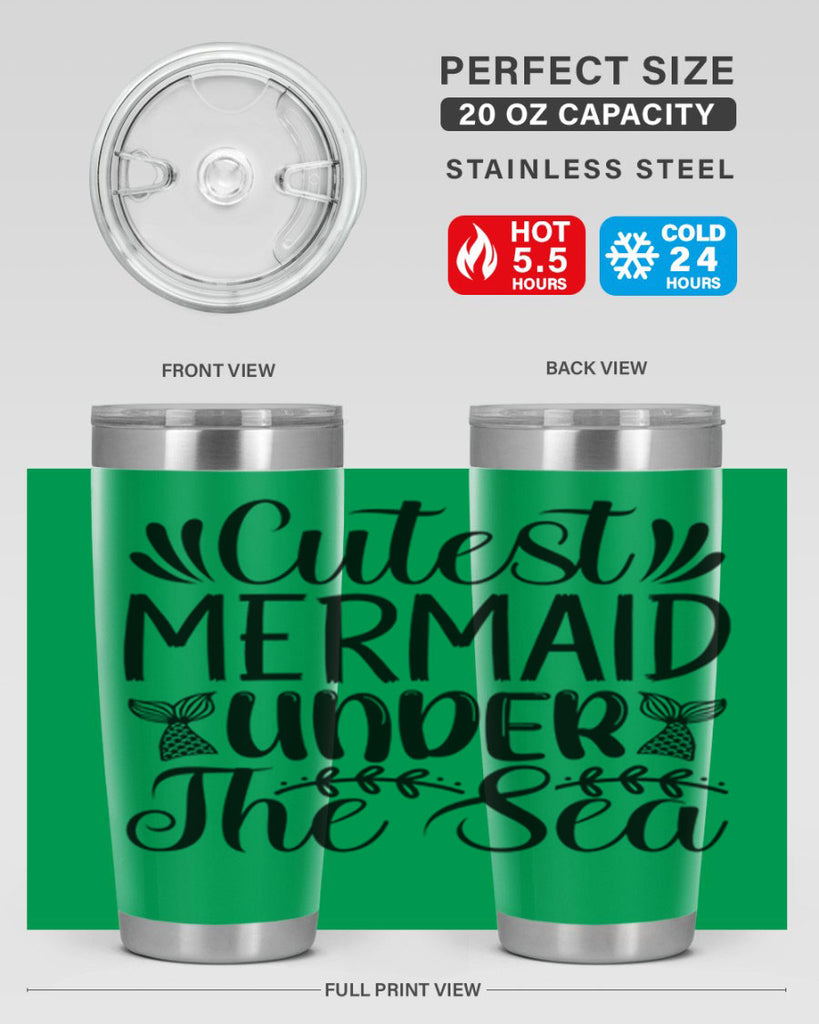 Cutest Mermaid Under The Sea 108#- mermaid- Tumbler