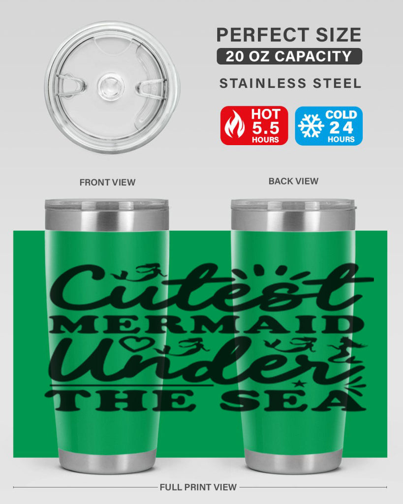 Cutest Mermaid Under the Sea 106#- mermaid- Tumbler