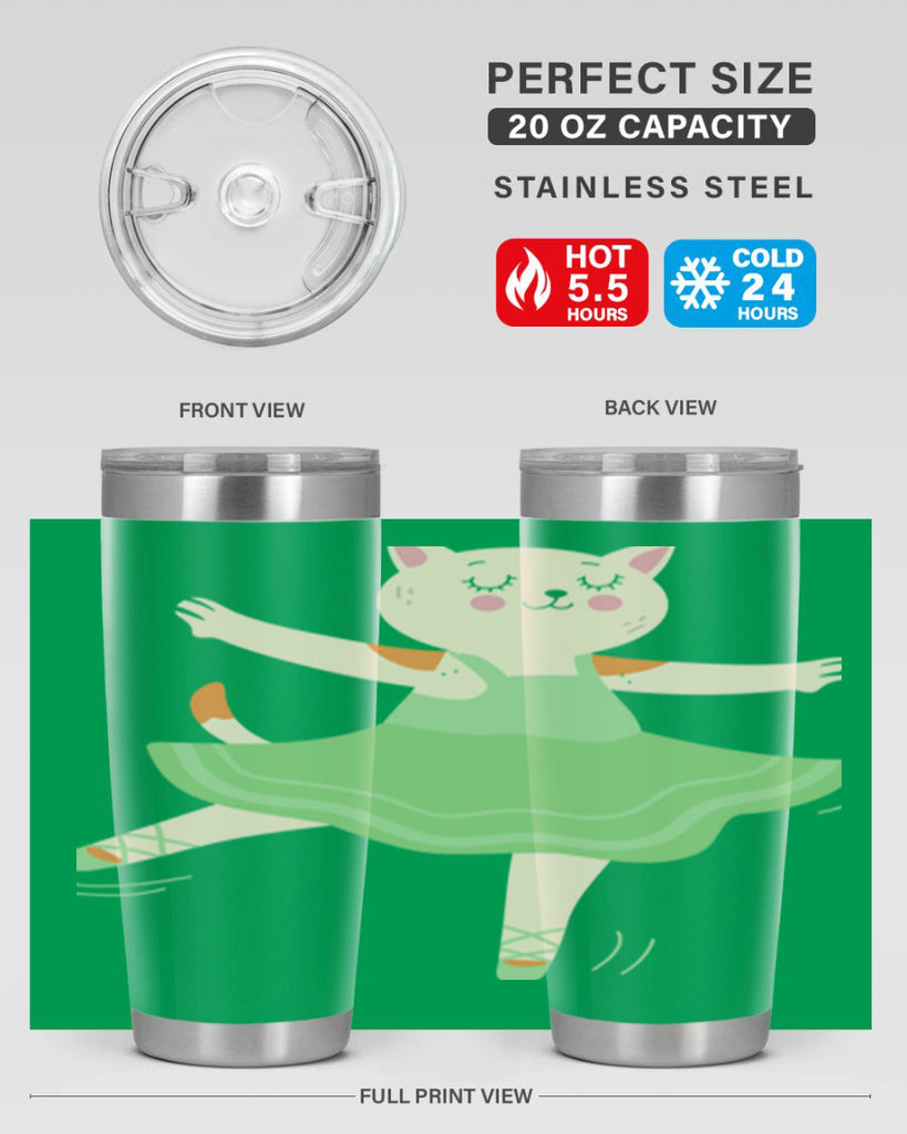 Dancing Cat Ballerina for Ballet Ballet 33#- ballet- Tumbler