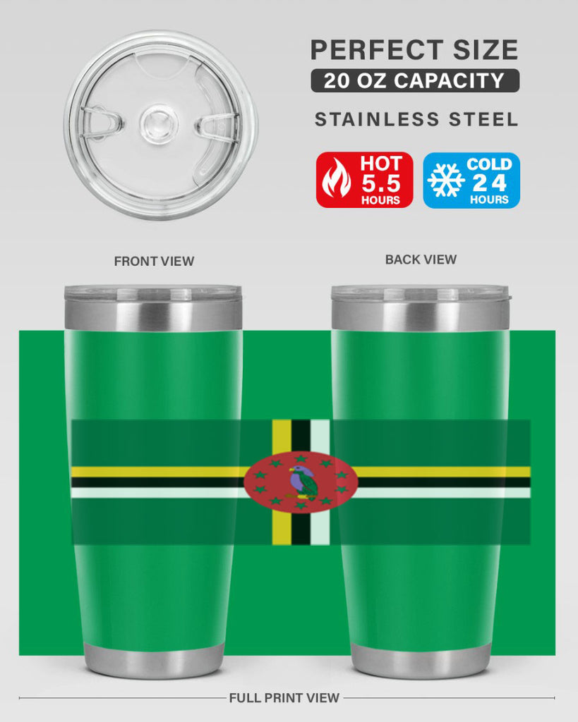 Dominica 149#- world flags- Tumbler