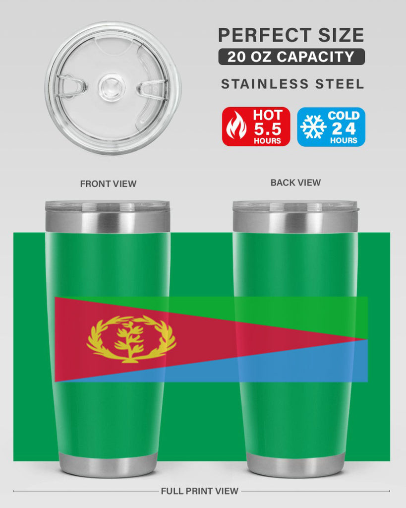 Eritrea 143#- world flags- Tumbler