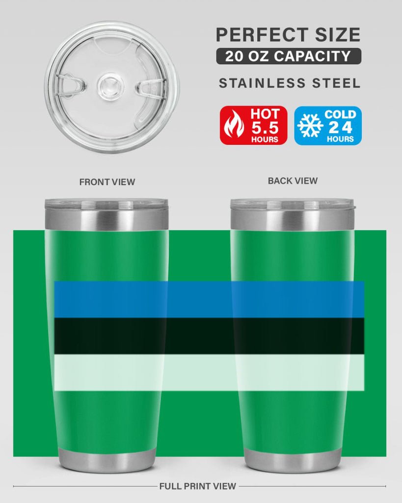 Estonia 142#- world flags- Tumbler