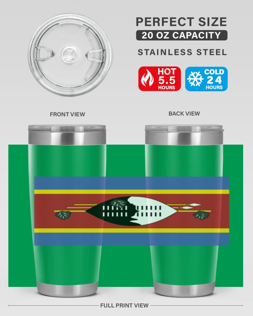 Eswatini 141#- world flags- Tumbler