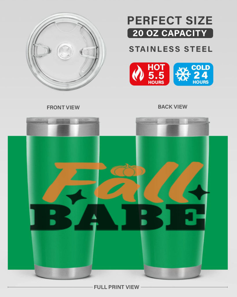 Fall Babe 89#- fall- Tumbler