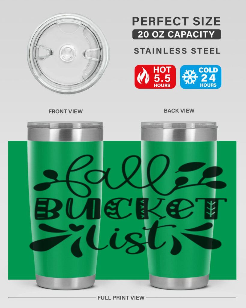 Fall Bucket List 94#- fall- Tumbler
