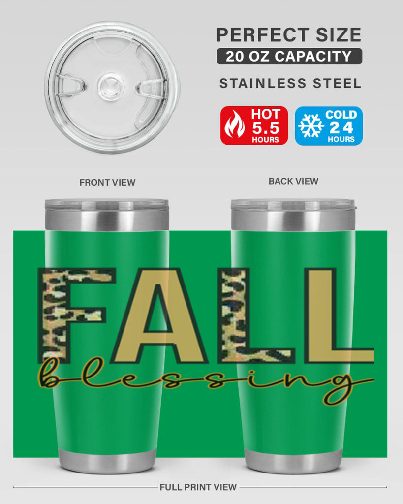 Fall blessing 90#- fall- Tumbler