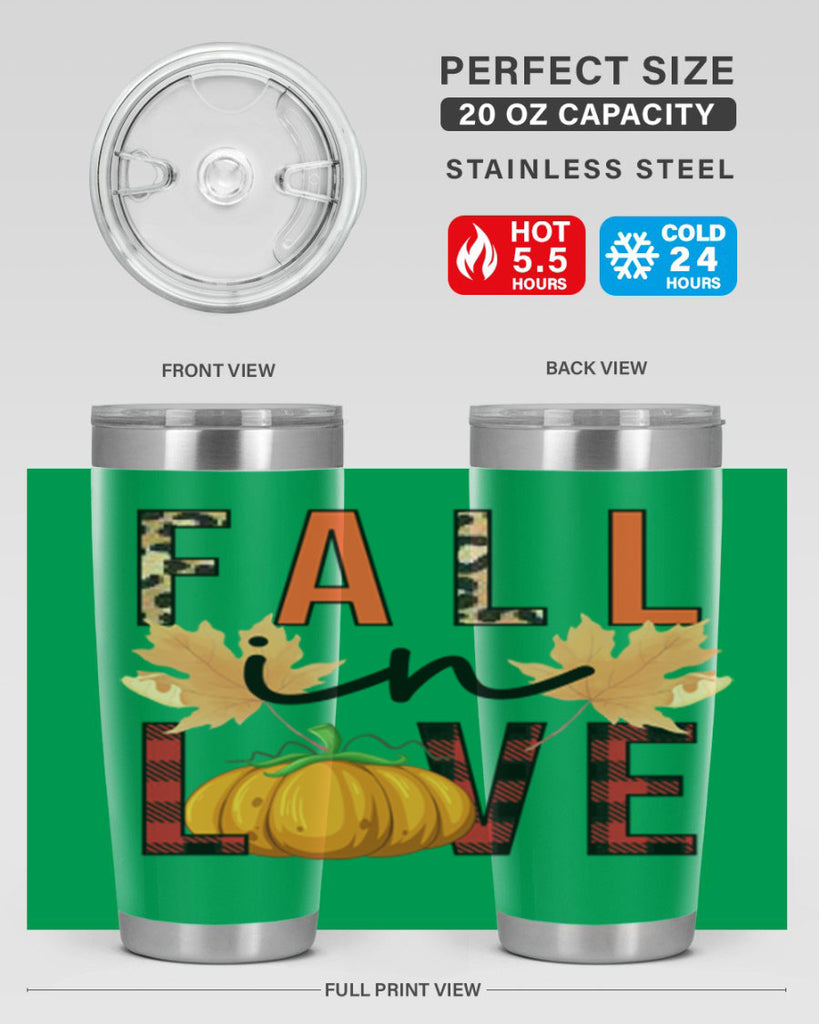 Fall in Love 104#- fall- Tumbler