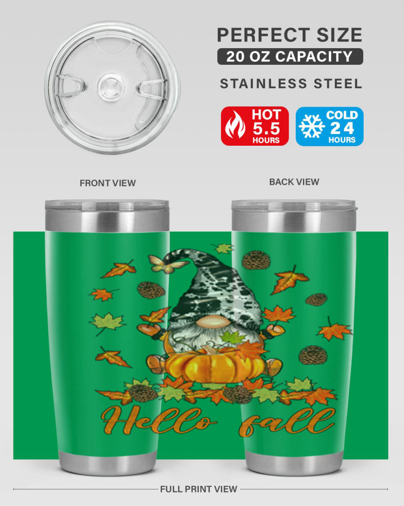 FallGnomeHelloAutumn 150#- fall- Tumbler