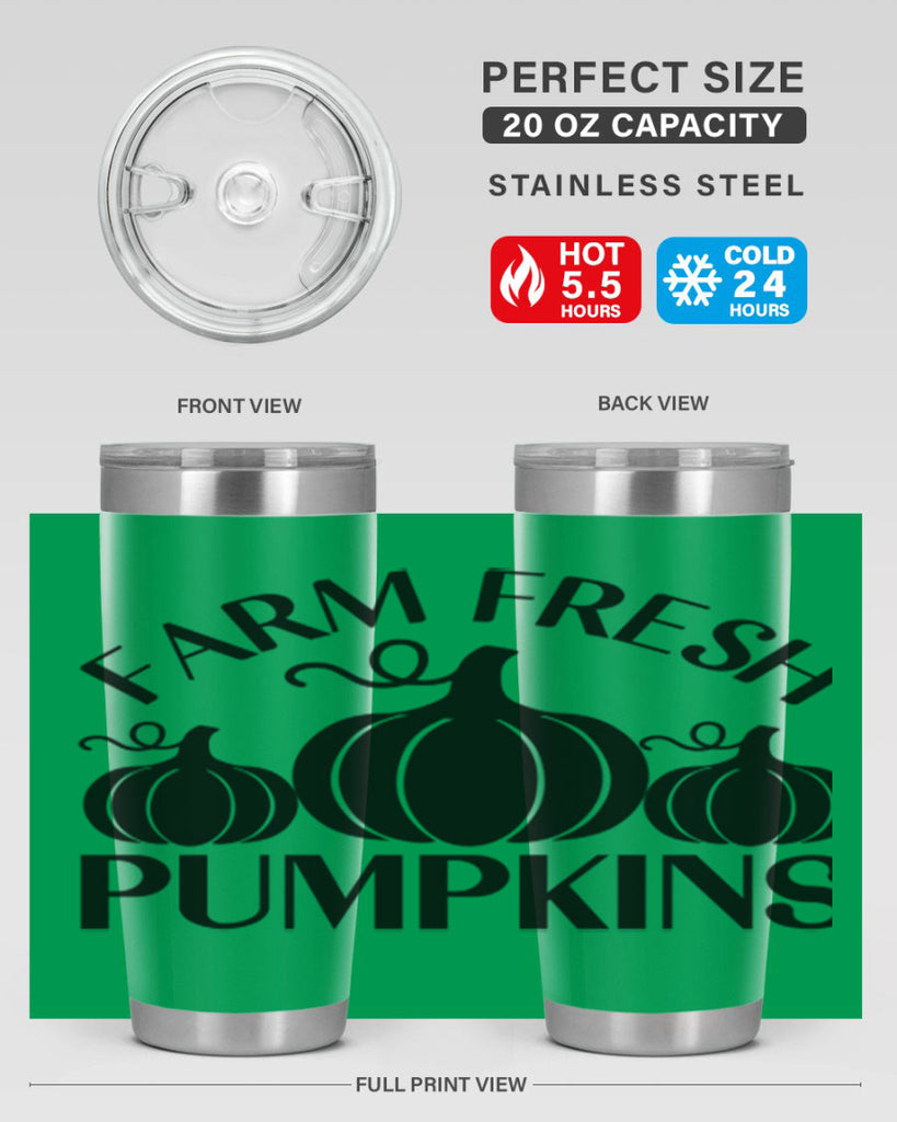 Farm Fresh Pumpkins 176#- fall- Tumbler