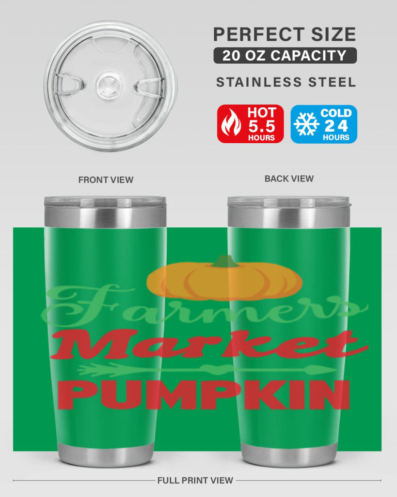 FarmersMarketPumpkin 180#- fall- Tumbler