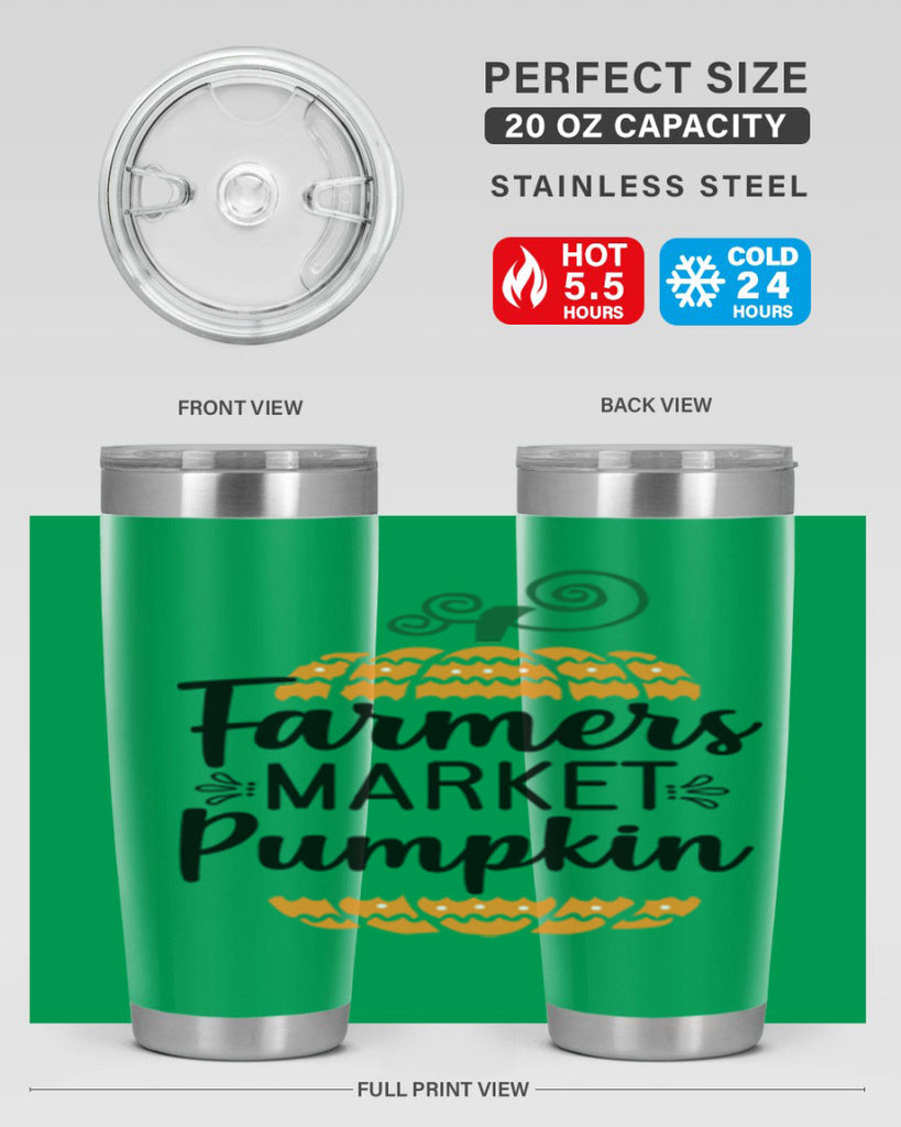 Farmersmarketpumpkin 179#- fall- Tumbler
