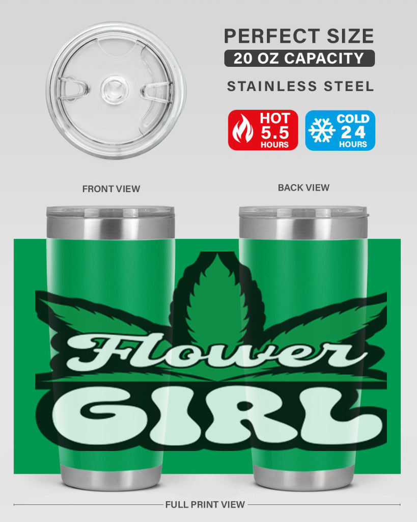 Flower girl 85#- marijuana- Tumbler