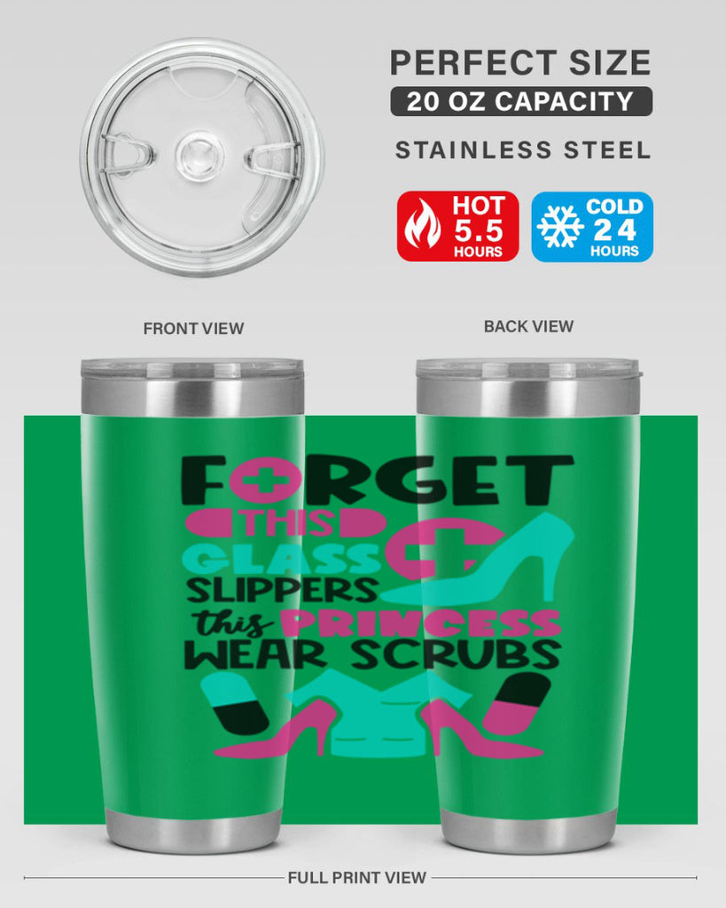 Forget This Glass Slippers This Princess Wear Scrubs Style Style 185#- nurse- tumbler