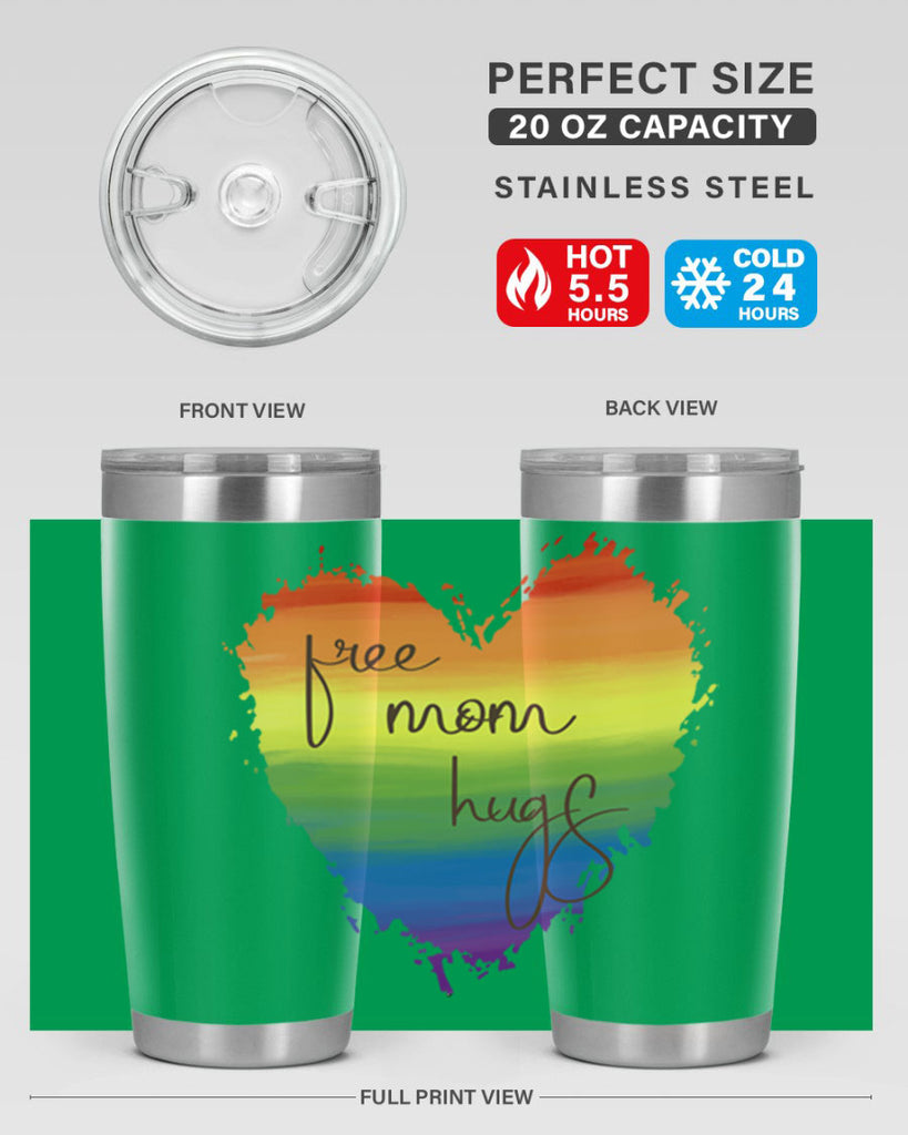 Free Mom Hugs Rainbow Pride Lgbt Png 35#- lgbt- Tumbler