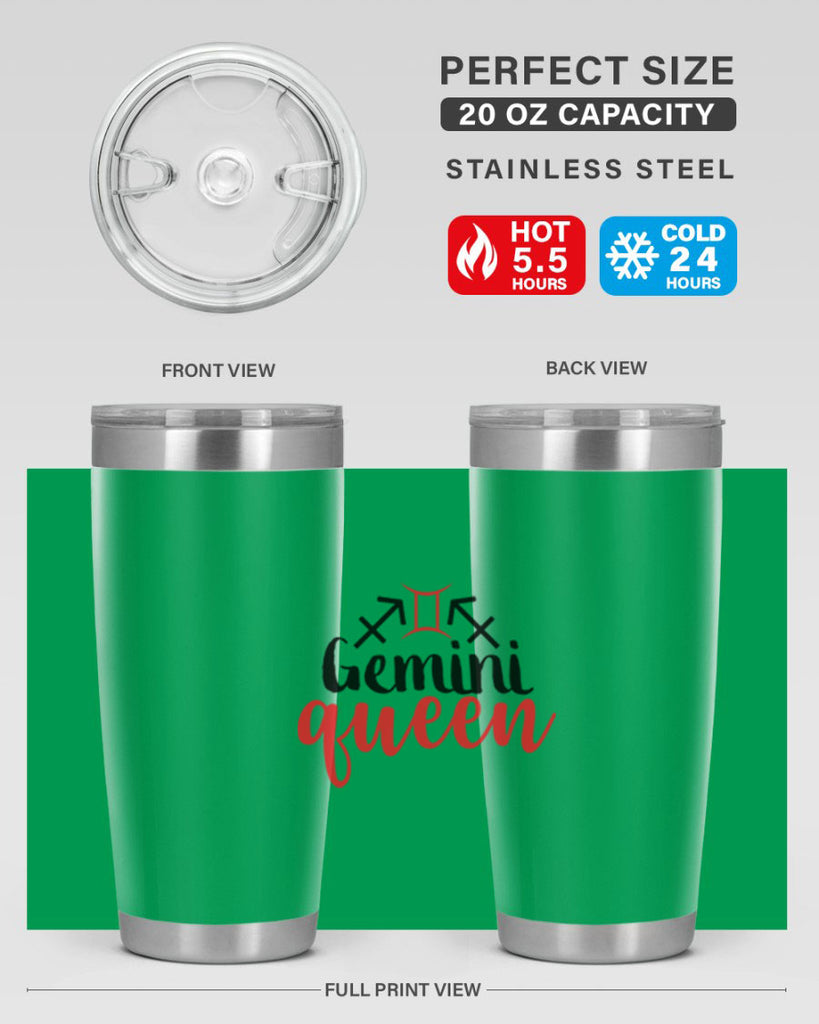 Gemini queen 215#- zodiac- Tumbler