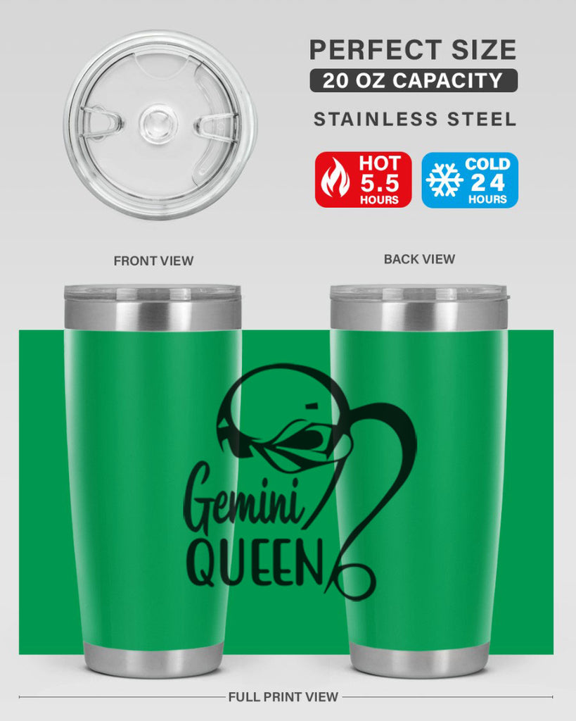 Gemini queen 231#- zodiac- Tumbler