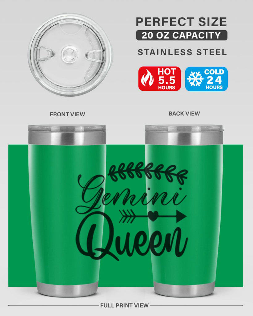 Gemini queen 232#- zodiac- Tumbler