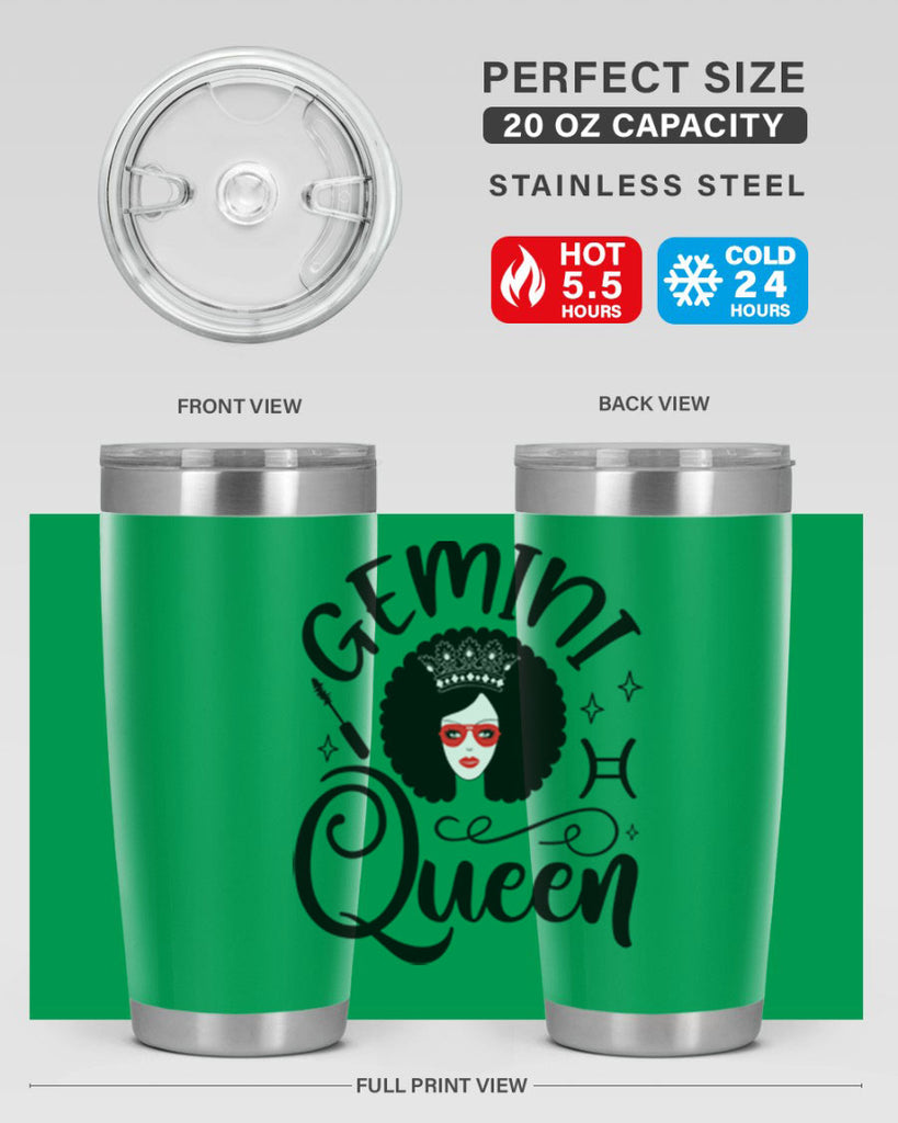 Gemini queen 233#- zodiac- Tumbler