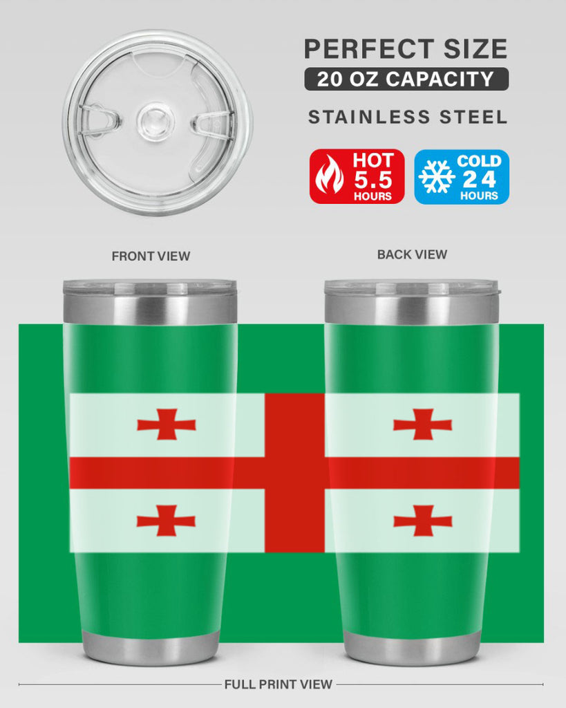 Georgia 134#- world flags- Tumbler