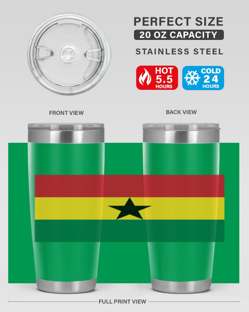 Ghana 132#- world flags- Tumbler