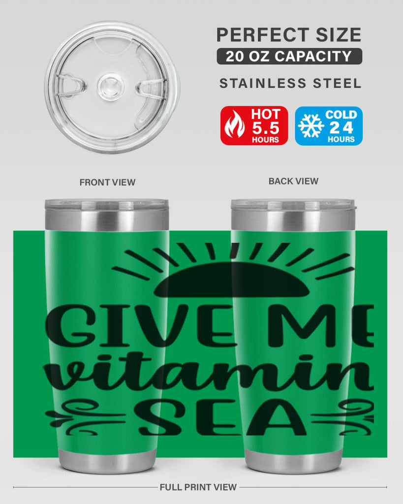 Give me vitamin sea 195#- mermaid- Tumbler