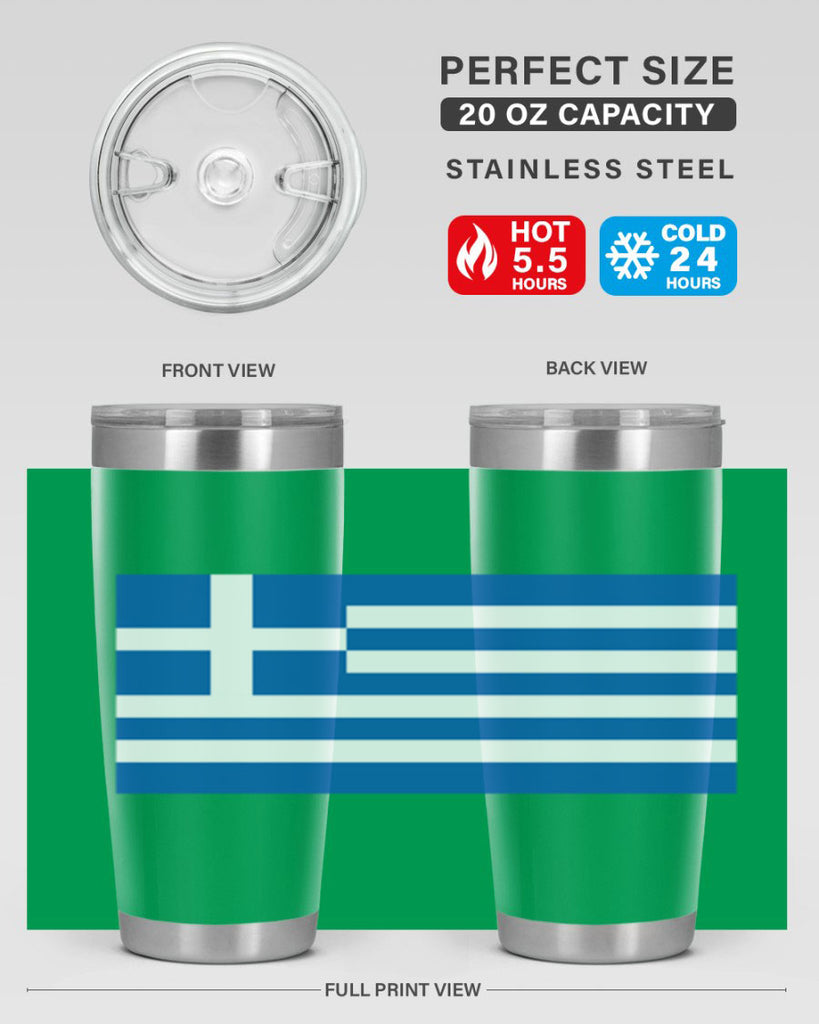 Greece 131#- world flags- Tumbler