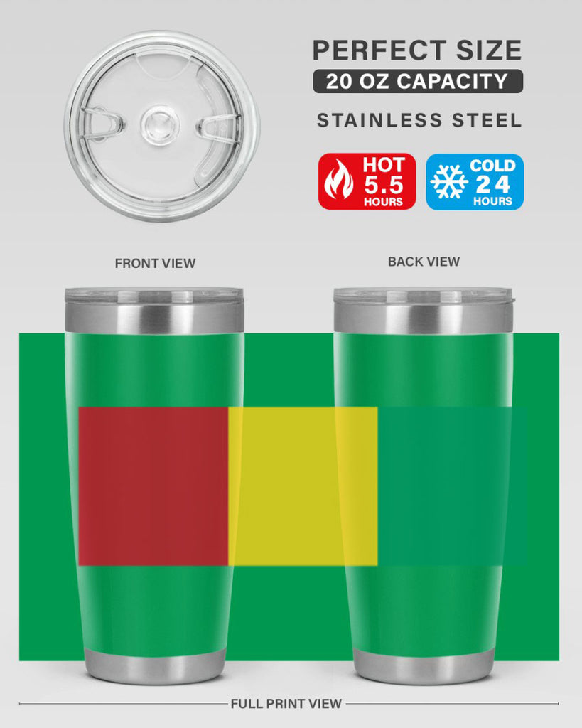 Guinea 127#- world flags- Tumbler