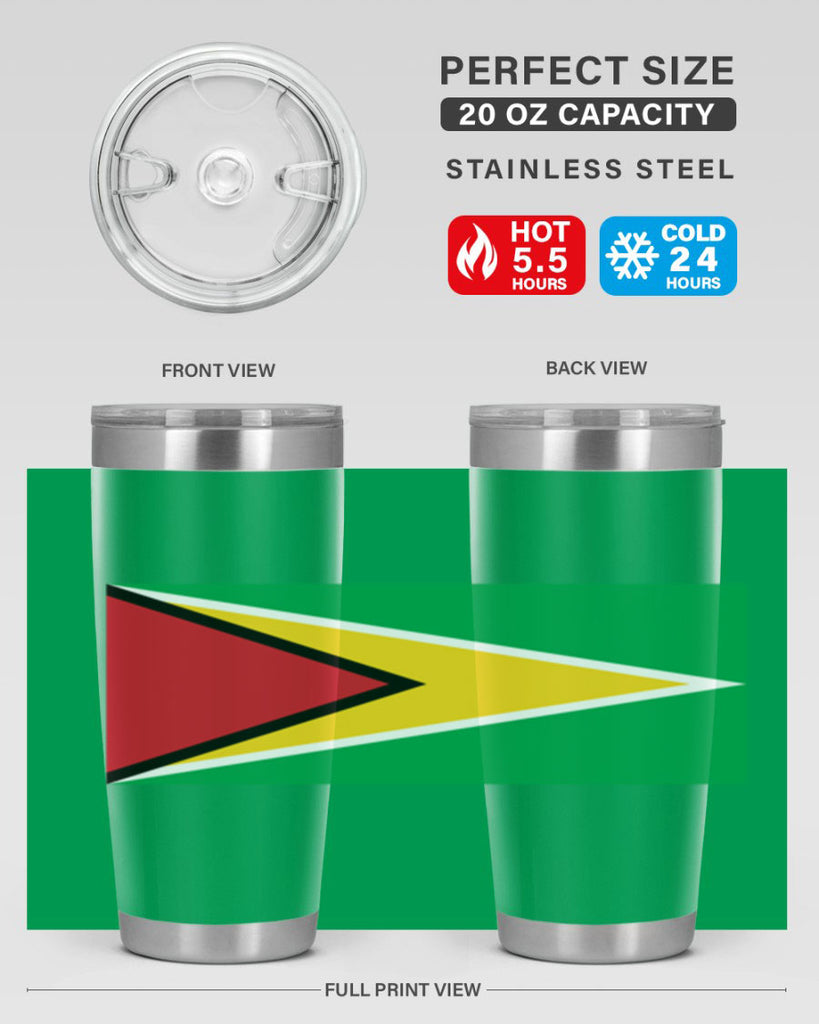 Guyana 126#- world flags- Tumbler