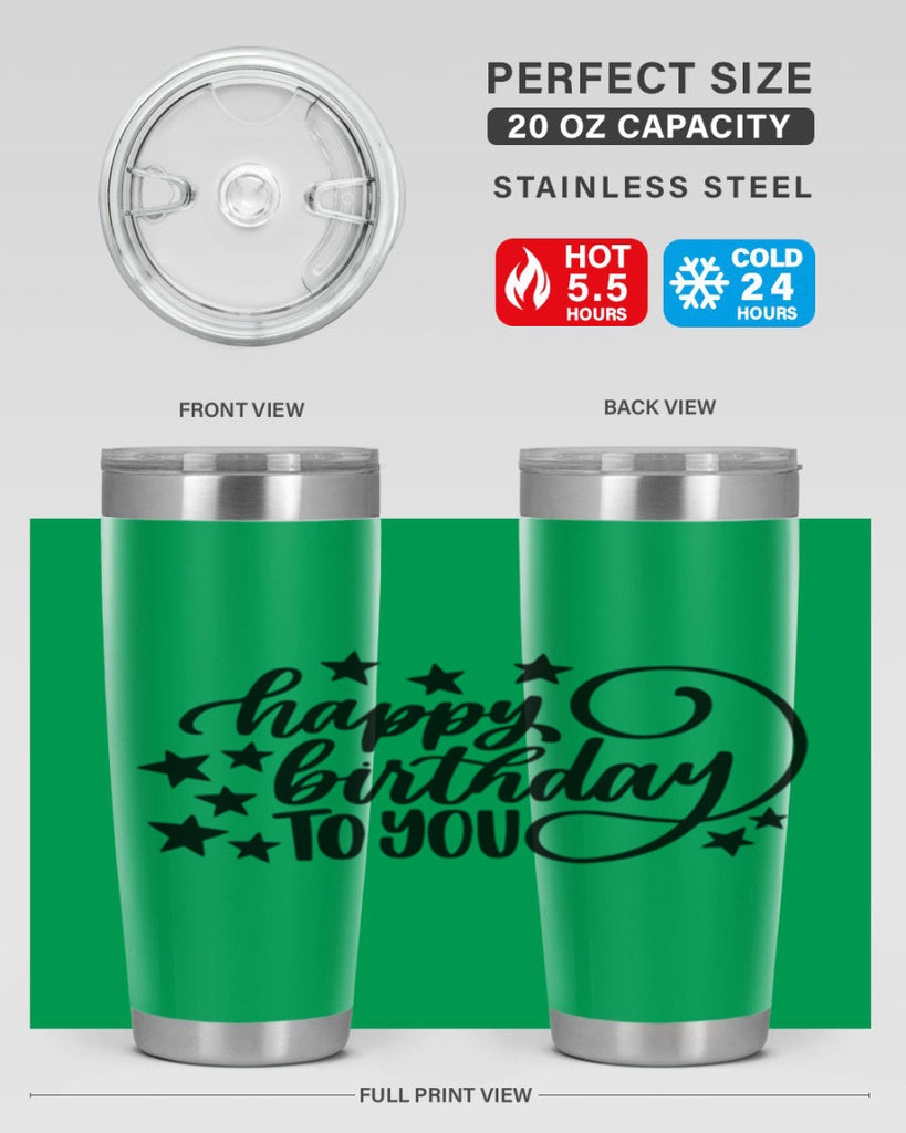 Happy Birthday To You Style 3#- birthday- tumbler