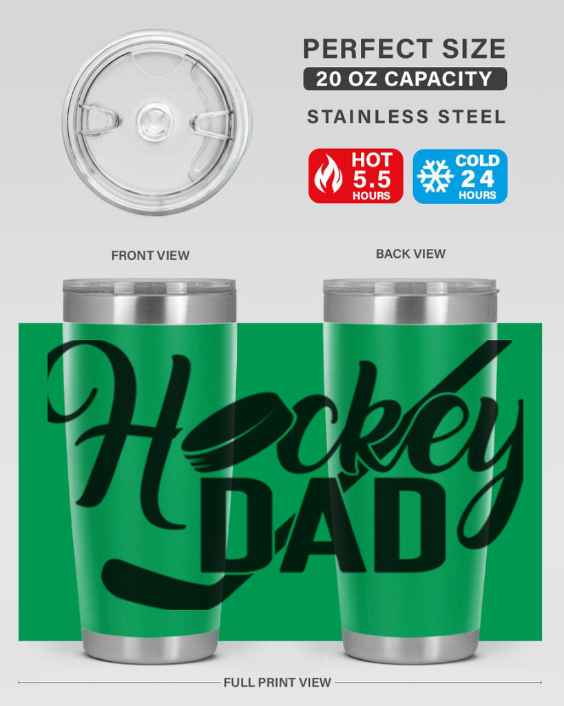 Hockey dad 1188#- hockey- Tumbler