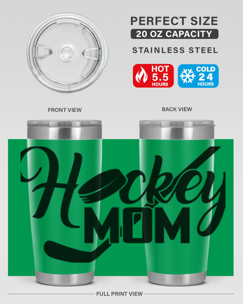 Hockey mom 1186#- hockey- Tumbler