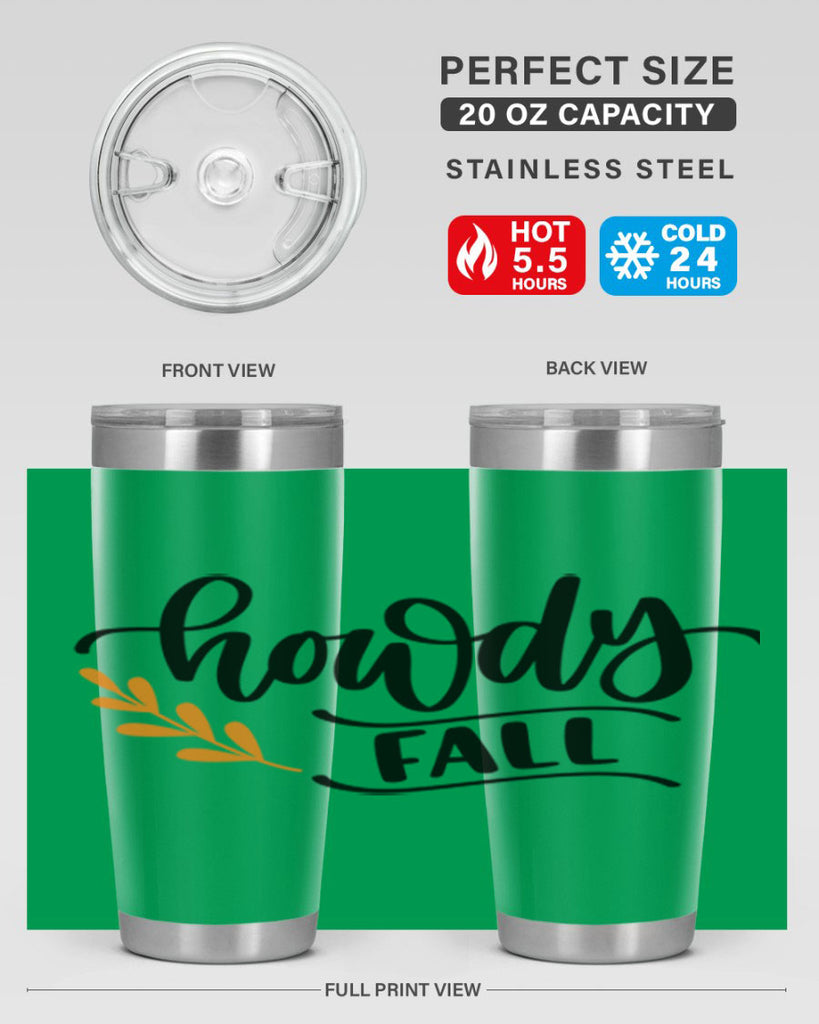 Howdy Fall 496#- fall- Tumbler