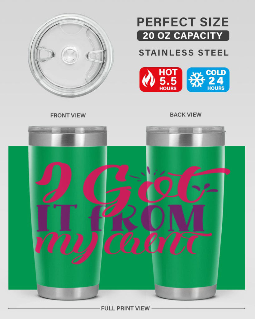 I Got It From My Aunt Style 256#- baby- tumbler
