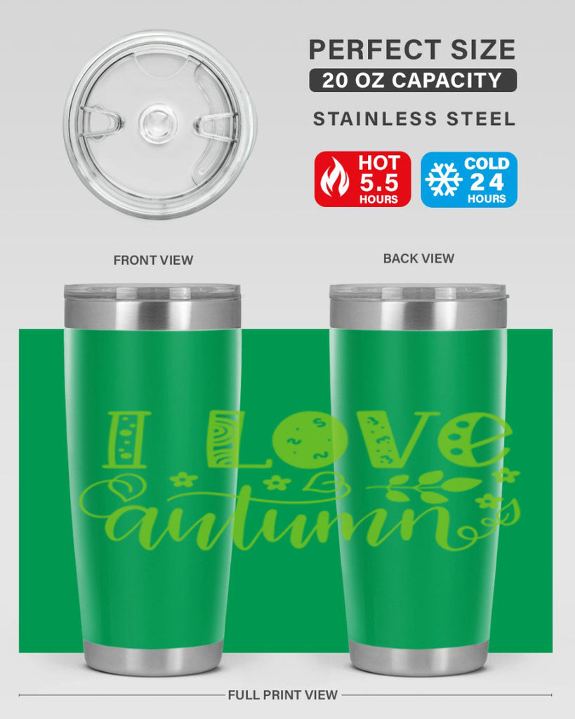 I Love Autumn 325#- fall- Tumbler