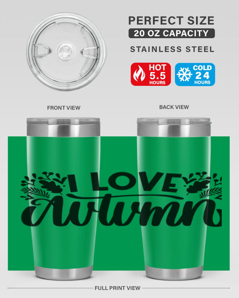 I Love Autumn 497#- fall- Tumbler